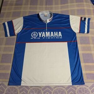 Yamaha Pro Fishing Shirt Jersey Mens Size XXL Quarter Zip Motorsports Cycling